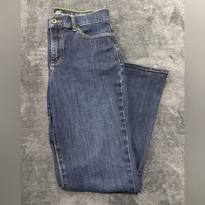 Eddie Bauer Curvy High Rise Bootcut Jeans, Petite Size 8, Dark Wash, Women's